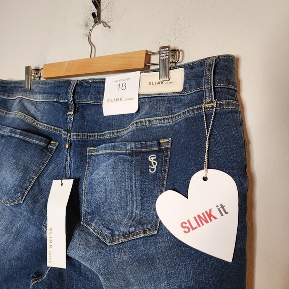 NWT Slink Tasha Boyfriend Curvy Jeans Stitch Fix Size 18W - Picture 5 of 16